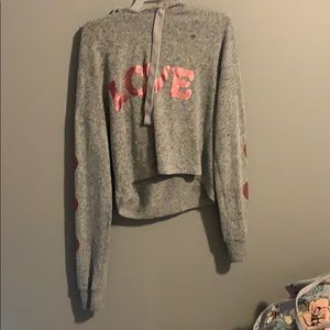 Cropped hoodie
